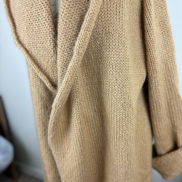 Soft Surroundings Telluride duster topper/camel cardigan sweater-Woman’s PL - Picture 5 of 14